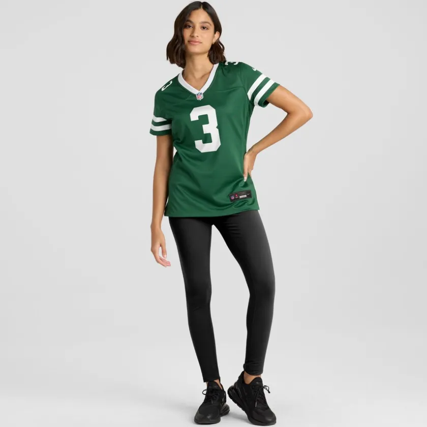 Jerseys|Women^New York Jets Women's Nike Jordan Travis Legacy Green Team Game Jersey