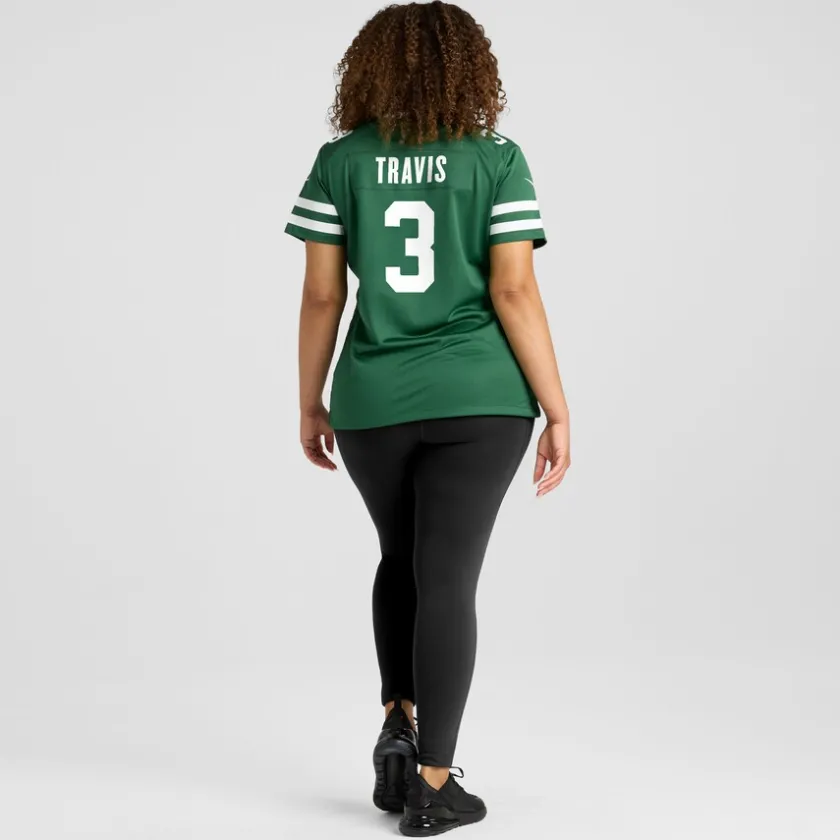 Jerseys|Women^New York Jets Women's Nike Jordan Travis Legacy Green Team Game Jersey