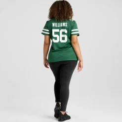 Jerseys|Women^New York Jets Women's Nike Quincy Williams Legacy Green Game Player Jersey