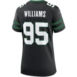 Jerseys|Women^New York Jets Women's Nike Quinnen Williams Legacy Black Alternate Game Jersey