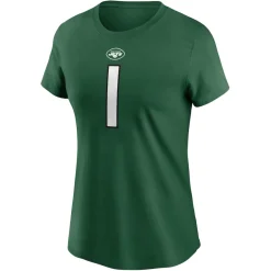 T-Shirts|Women^New York Jets Women's Nike Sauce Gardner Green Player Name & Number T-Shirt
