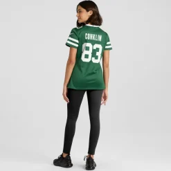 Jerseys|Women^New York Jets Women's Nike Tyler Conklin Legacy Green Team Game Jersey