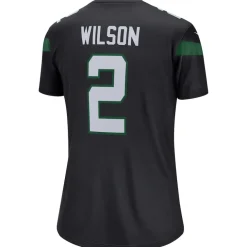 Jerseys|Women^New York Jets Women's Nike Zach Wilson Black Alternate Legend Player Performance Top