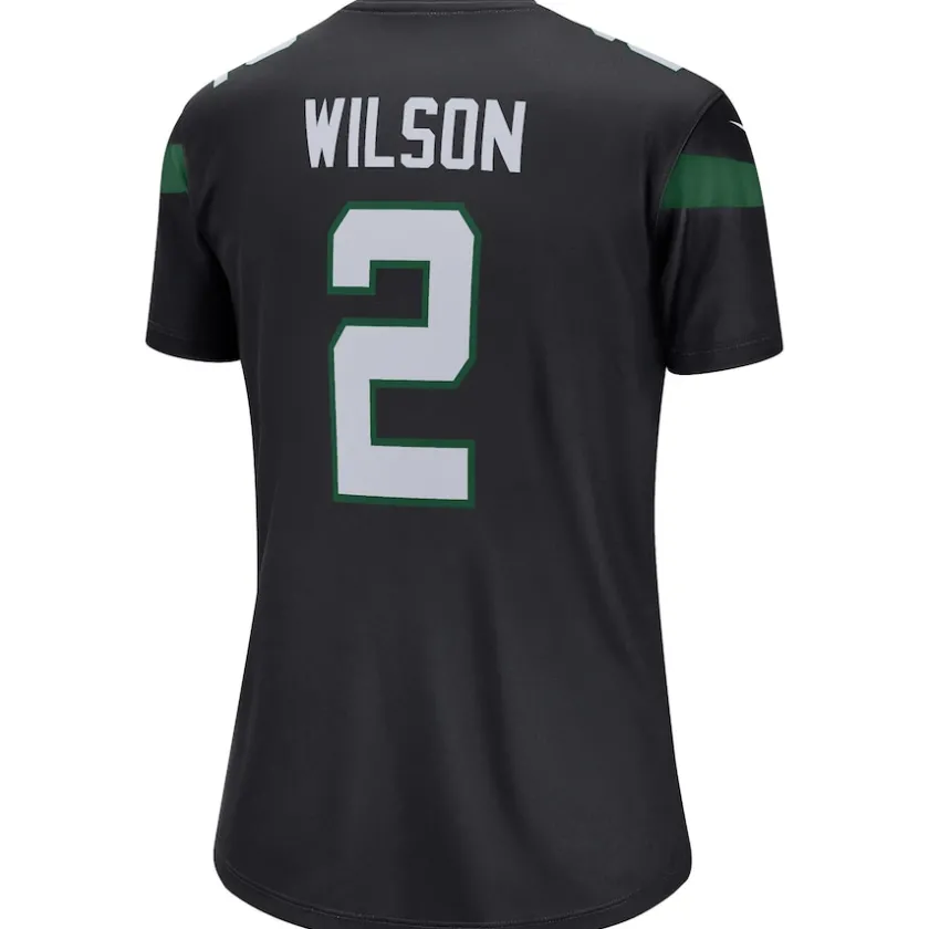 Jerseys|Women^New York Jets Women's Nike Zach Wilson Black Alternate Legend Player Performance Top