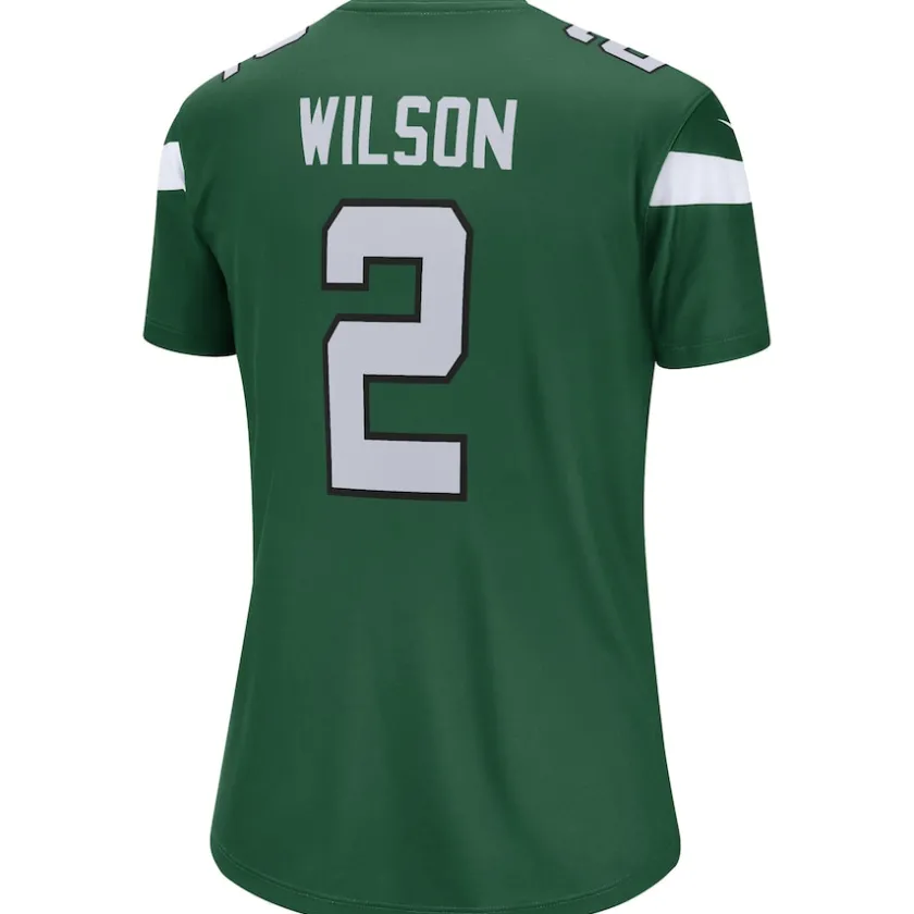Jerseys|Women^New York Jets Women's Nike Zach Wilson Green Team Legend Player Performance Top