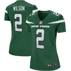 Jerseys|Women^New York Jets Women's Nike Zach Wilson Green Player Jersey