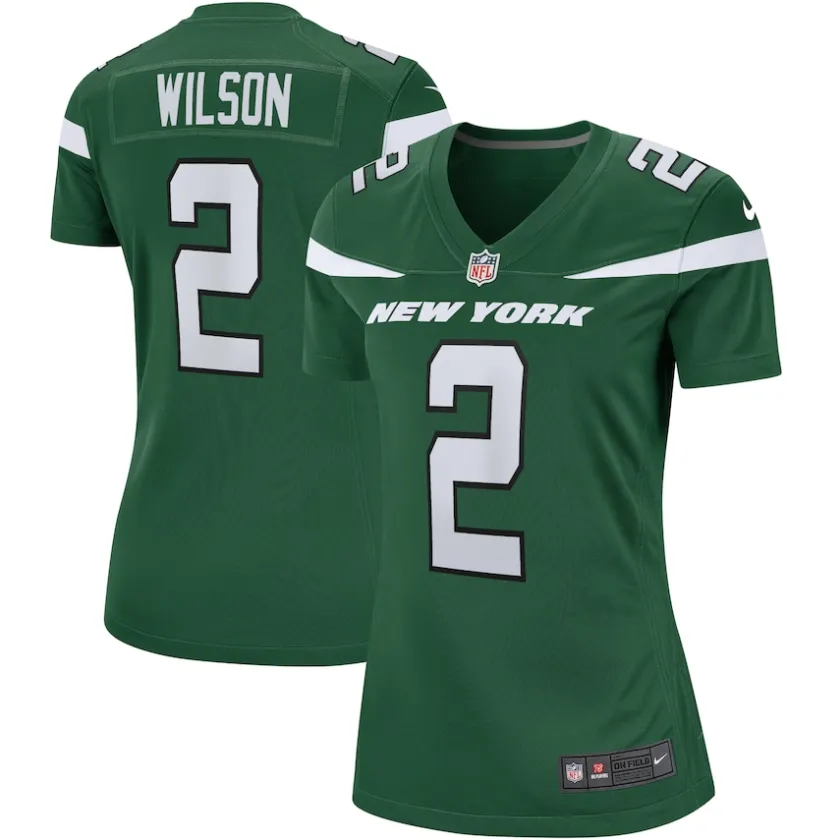 Jerseys|Women^New York Jets Women's Nike Zach Wilson Green Player Jersey