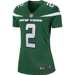 Jerseys|Women^New York Jets Women's Nike Zach Wilson Green Player Jersey