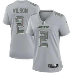 Jerseys|Women^New York Jets Women's Nike Zach Wilson Gray Atmosphere Fashion Game Jersey