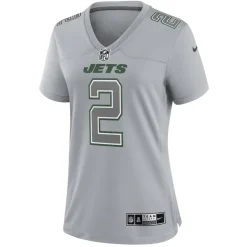 Jerseys|Women^New York Jets Women's Nike Zach Wilson Gray Atmosphere Fashion Game Jersey