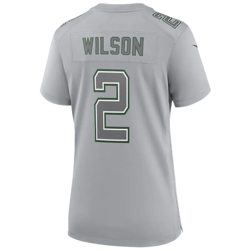 Jerseys|Women^New York Jets Women's Nike Zach Wilson Gray Atmosphere Fashion Game Jersey