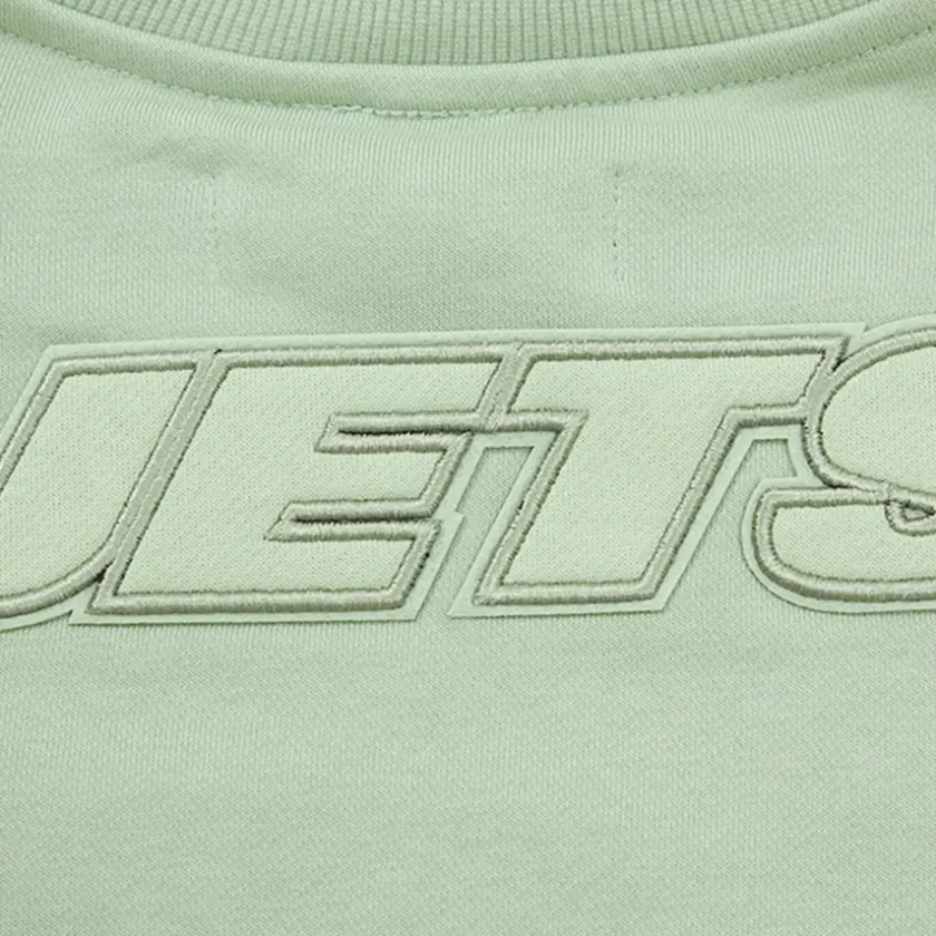 Sweatshirts & Fleece|Women^New York Jets Women's Pro Standard Light Green Neutral Pullover Sweatshirt