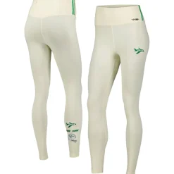 Shorts & Pants^New York Jets Women's Pro Standard Cream Retro Classic Tri-Blend Jersey Leggings