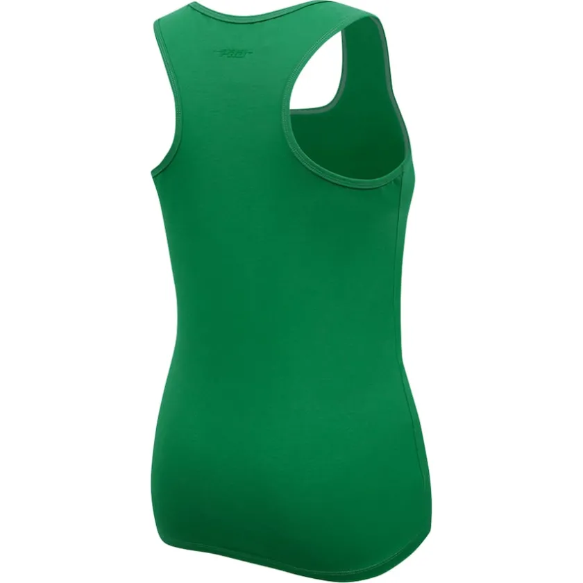 Tank Tops^New York Jets Women's Pro Standard Kelly Green Triple Tonal Racerback Tank Top