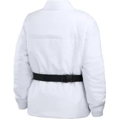 Jackets^New York Jets Women's WEAR By Erin Andrews White Packaway Full-Zip Puffer Jacket