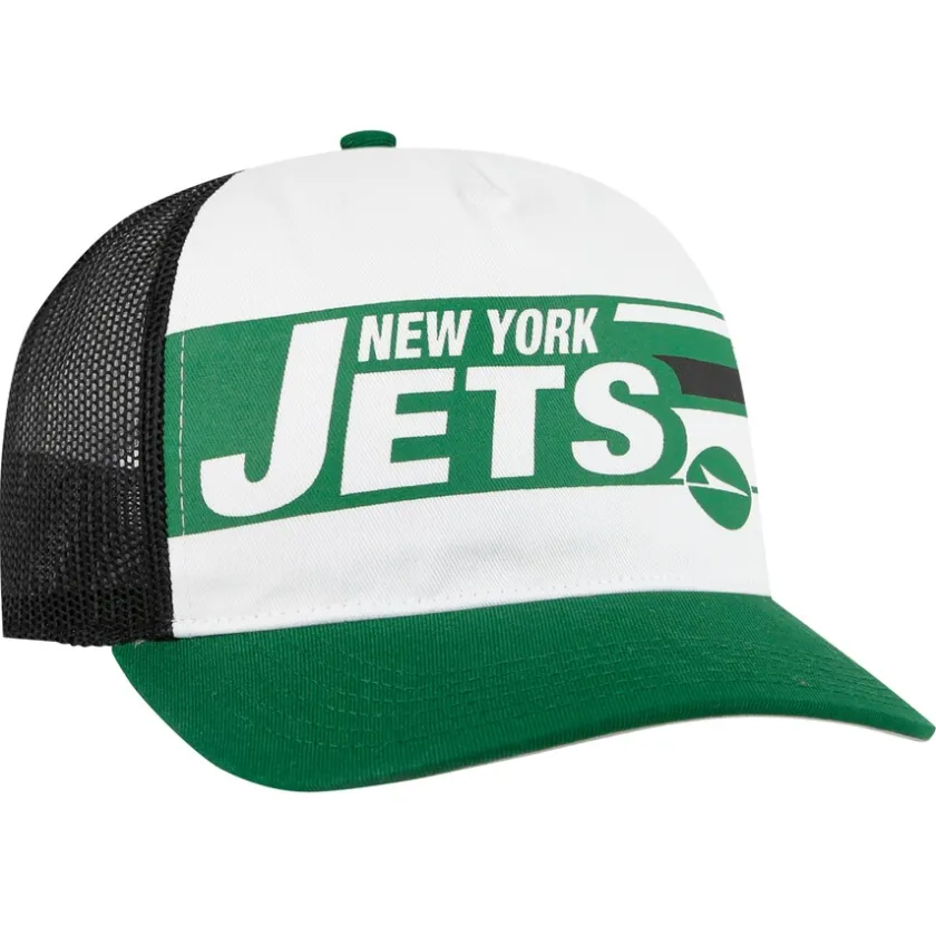 Hats|Kids^New York Jets Youth '47 White/Black Trucker Adjustable Hat
