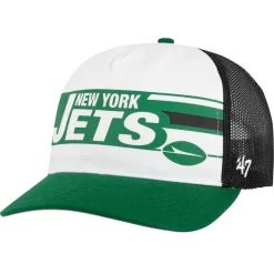 Hats|Kids^New York Jets Youth '47 White/Black Trucker Adjustable Hat