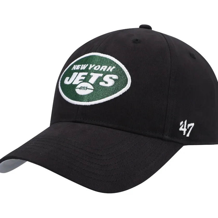 Hats|Kids^New York Jets Youth '47 Black Secondary MVP Adjustable Hat