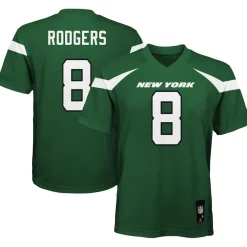Jerseys|Kids^New York Jets Youth Aaron Rodgers Gotham Green Replica Player Jersey