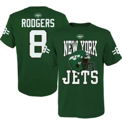 T-Shirts|Kids^New York Jets Youth Aaron Rodgers Green Helmet T-Shirt