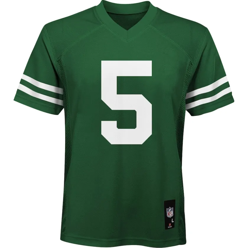 Jerseys|Kids^New York Jets Youth Garrett Wilson Legacy Green Replica Player Jersey