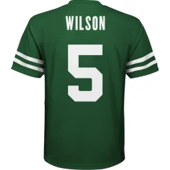 Jerseys|Kids^New York Jets Youth Garrett Wilson Legacy Green Replica Player Jersey
