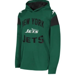 T-Shirts|Kids^New York Jets Youth Green The Champ Is Here Retro Long Sleeve Hoodie T-Shirt
