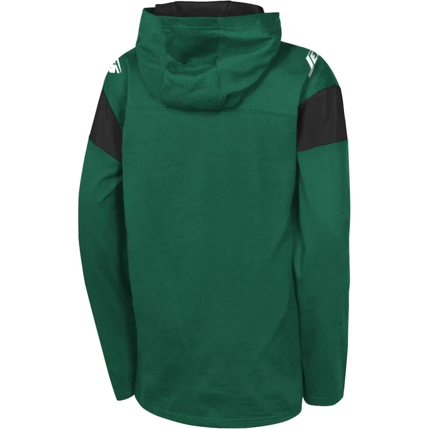 T-Shirts|Kids^New York Jets Youth Green The Champ Is Here Retro Long Sleeve Hoodie T-Shirt