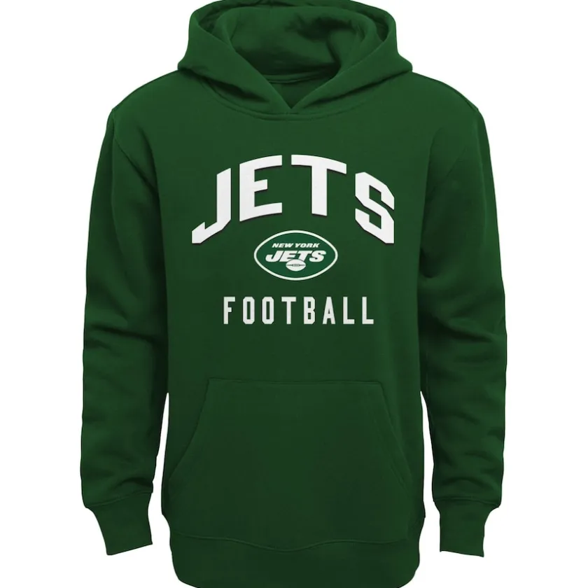 Rompers|Shorts & Pants^New York Jets Youth Green/Heather Gray Play By Play Lightweight Pullover Hoodie & Fleece Pant Set