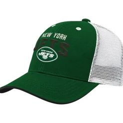 Hats|Kids^New York Jets Youth Green/White Core Lockup Adjustable Hat