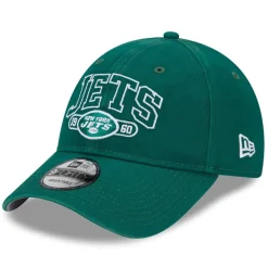 Hats|Kids^New York Jets Youth New Era Green Outline 9FORTY Adjustable Hat