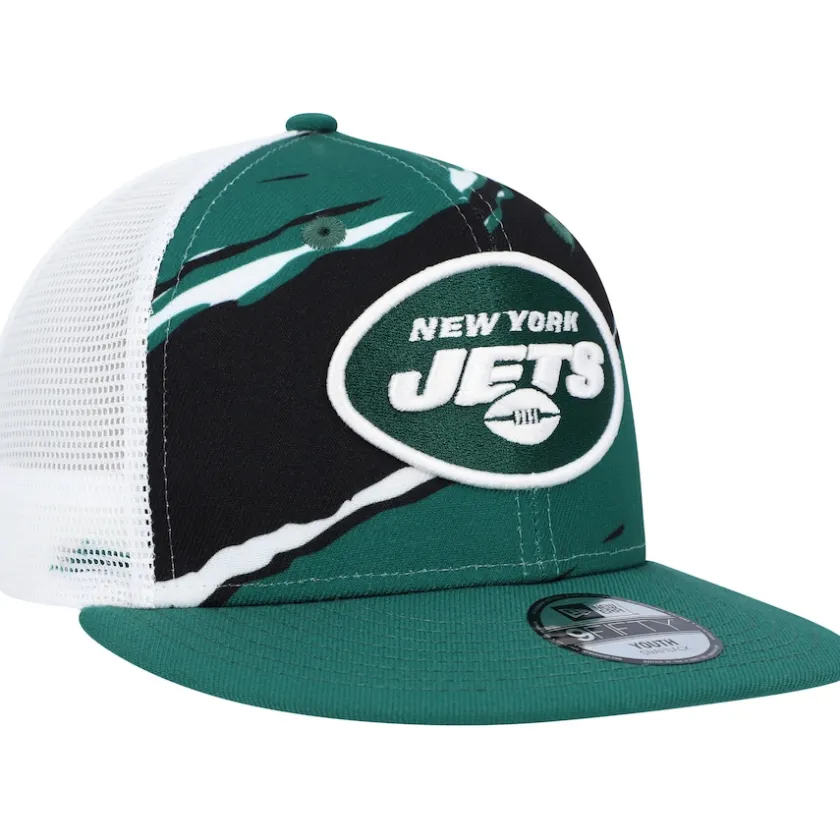 Hats|Kids^New York Jets Youth New Era Green Tear 9FIFTY Snapback Hat