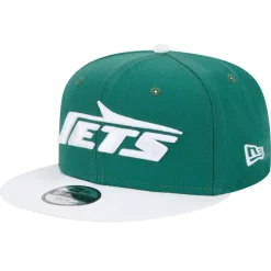 Hats|Kids^New York Jets Youth New Era Green/White Main Two-Tone 9FIFTY Snapback Hat