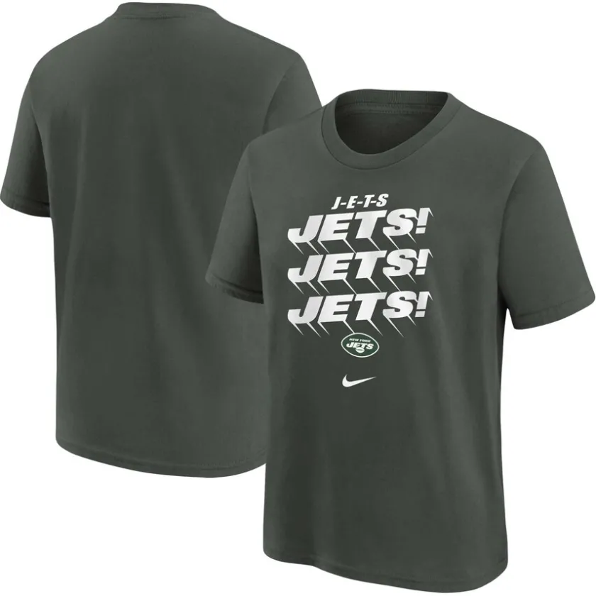 T-Shirts|Kids^New York Jets Youth Nike Anthracite J-E-T-S Local T-Shirt