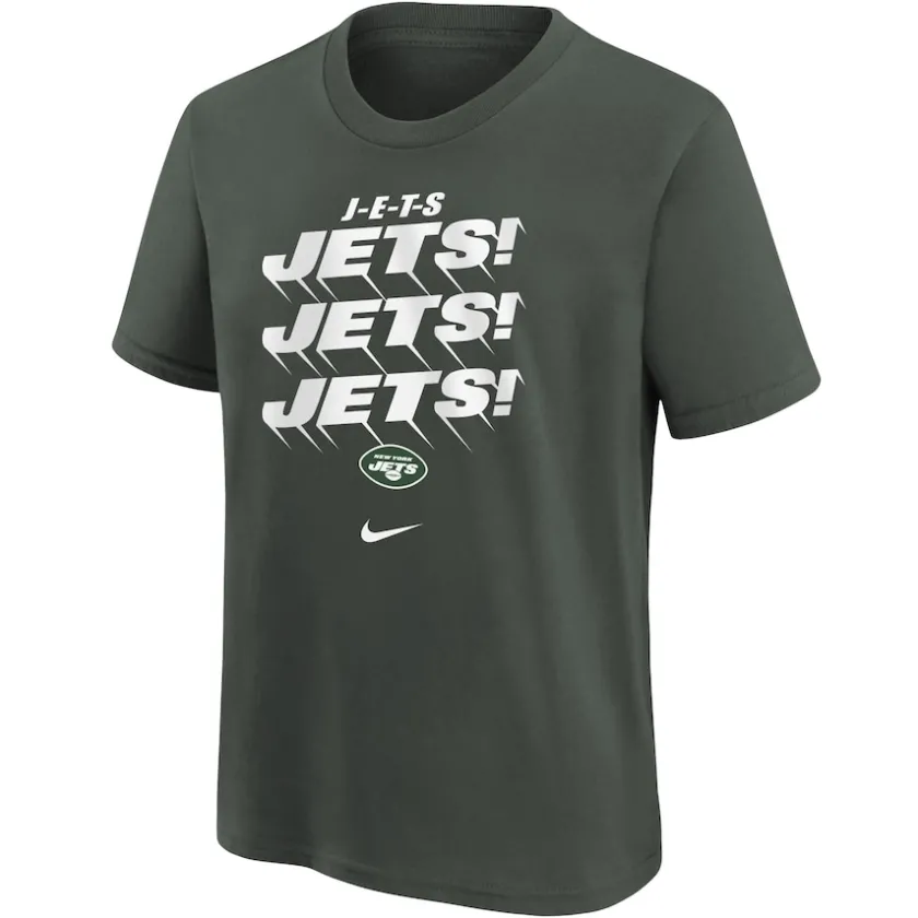T-Shirts|Kids^New York Jets Youth Nike Anthracite J-E-T-S Local T-Shirt