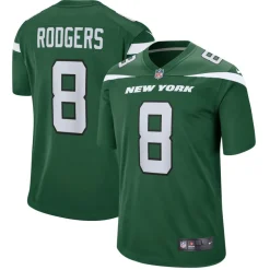 Jerseys|Kids^New York Jets Youth Nike Aaron Rodgers Gotham Green Game Jersey