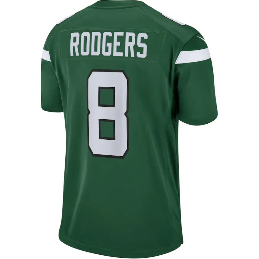 Jerseys|Kids^New York Jets Youth Nike Aaron Rodgers Gotham Green Game Jersey