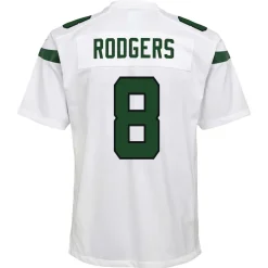 Jerseys|Kids^New York Jets Youth Nike Aaron Rodgers White Game Jersey