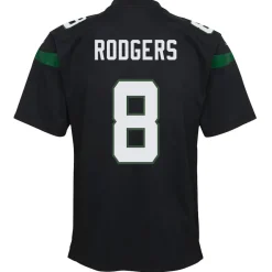 Jerseys|Kids^New York Jets Youth Nike Aaron Rodgers Black Game Jersey