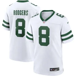 Jerseys|Kids^New York Jets Youth Nike Aaron Rodgers Legacy White Game Jersey