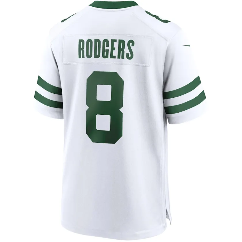 Jerseys|Kids^New York Jets Youth Nike Aaron Rodgers Legacy White Game Jersey