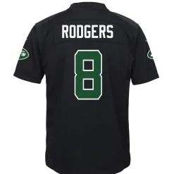 Jerseys|Kids^New York Jets Youth Nike Aaron Rodgers Black Game Fashion Jersey