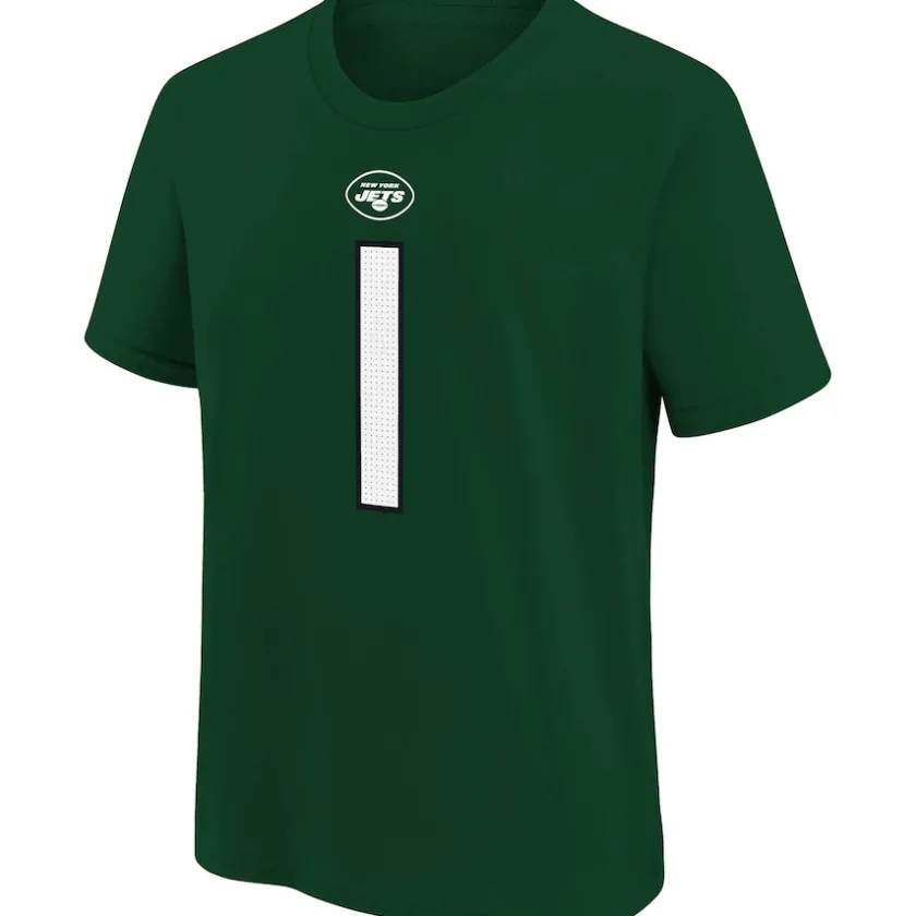 T-Shirts|Kids^New York Jets Youth Nike Ahmad Sauce Gardner Green Player Name & Number T-Shirt