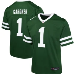 Jerseys|Kids^New York Jets Youth Nike Ahmad Sauce Gardner Legacy Green Game Jersey