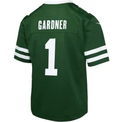 Jerseys|Kids^New York Jets Youth Nike Ahmad Sauce Gardner Legacy Green Game Jersey