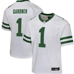 Jerseys|Kids^New York Jets Youth Nike Ahmad Sauce Gardner Legacy White Game Jersey