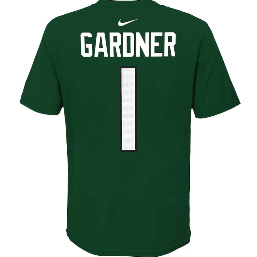 T-Shirts|Kids^New York Jets Youth Nike Ahmad Sauce Gardner Green Team Pride Player Name & Number T-Shirt