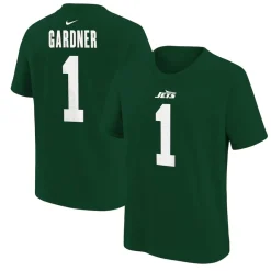 T-Shirts|Kids^New York Jets Youth Nike Ahmad Sauce Gardner Green Player Name & Number T-Shirt