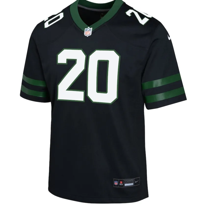 Jerseys|Kids^New York Jets Youth Nike Breece Hall Legacy Black Alternate Game Jersey