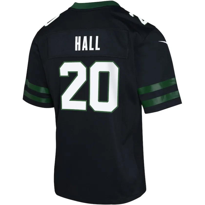 Jerseys|Kids^New York Jets Youth Nike Breece Hall Legacy Black Alternate Game Jersey